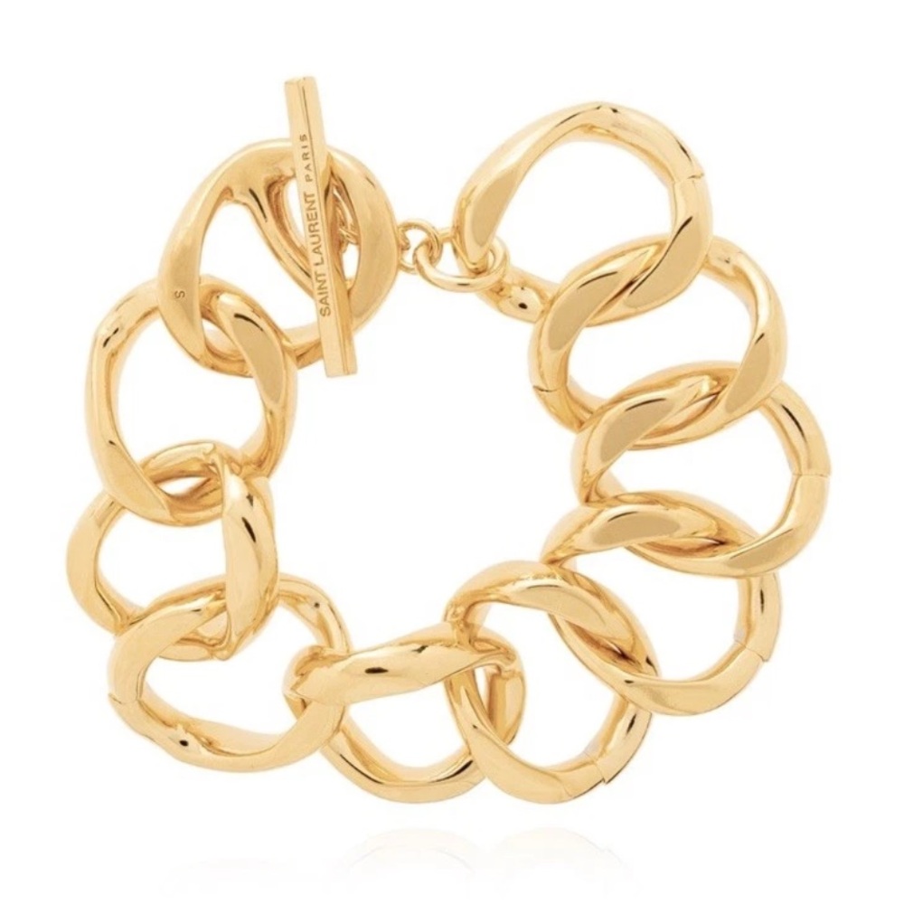 YSL Modern Gold Link Bracelet